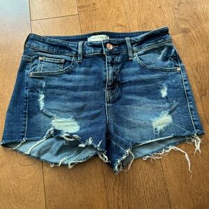 Guess distressed jean shorts, size 27